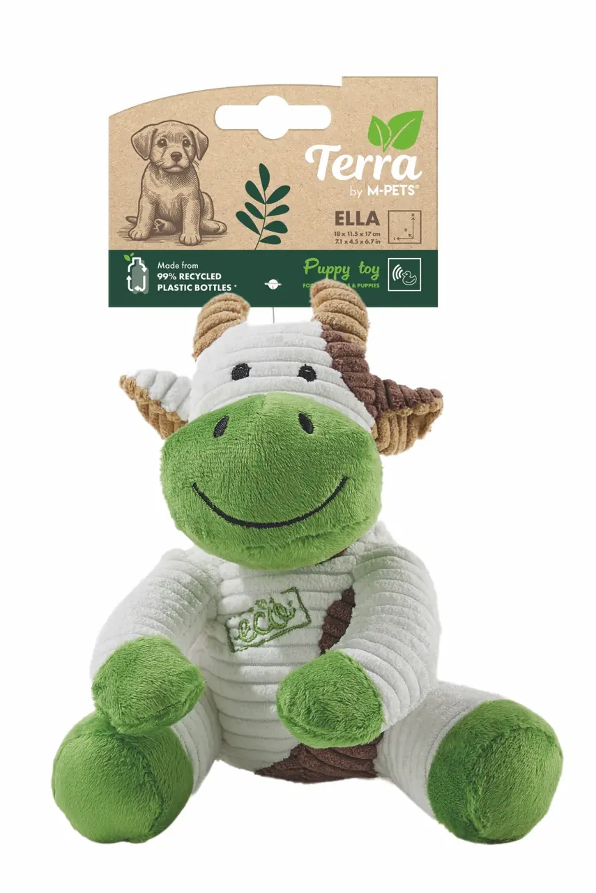 M-Pets Terra Eco Peluş Yavru Köpek Oyuncağı