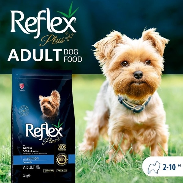 Reflex Plus Adult Somonlu Küçük Irk Yetişkin Köpek Maması