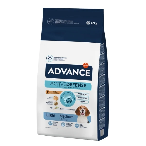 Advance Light Medium Tavuklu Orta Irk Diyet Köpek Maması - 12 Kg
