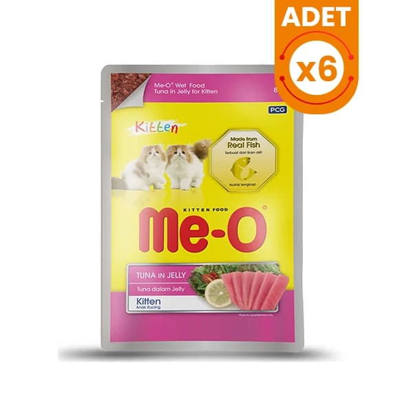 Meo Kitten Jöleli Ton Balıklı Yavru Konserve Kedi Maması