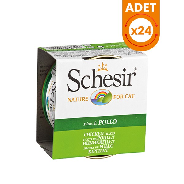 Schesir Tavuk Fileto Jöleli Konserve Kedi Maması