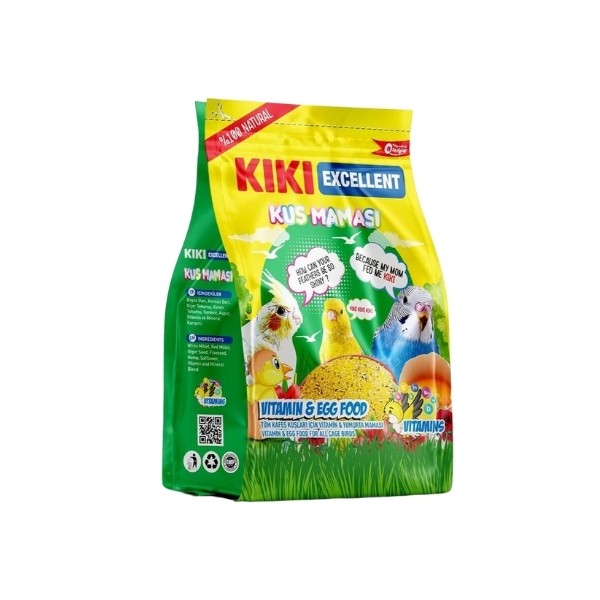 Kiki Excellent Vitaminli ve Yumurtalı Kuş Maması