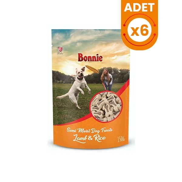 Bonnie Semi Moist Kuzu Etli Köpek Ödül Maması