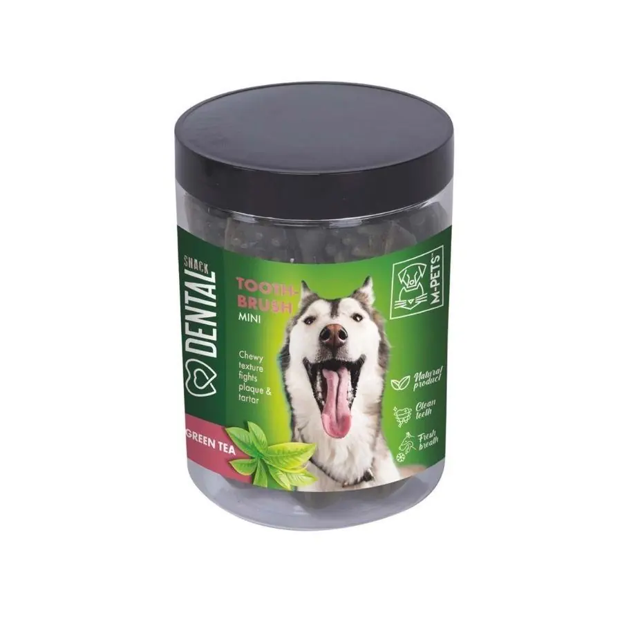 M-Pets Yeşil Çay Özlü Diş Sağlığı Destekleyici Küçük Irklar İçin Köpek Ödülü 200 gr