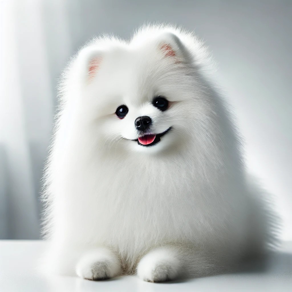 Beyaz Pomeranian Boo