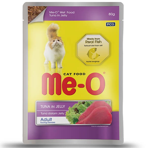 Meo Adult Jöle Ton Balıklı Yetişkin Pouch Kedi Maması