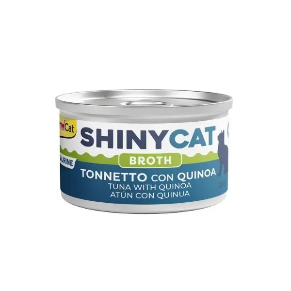 Gimcat Shinycat Broth Sos İçinde Ton Balıklı ve Kinoalı Konserve Kedi Maması
