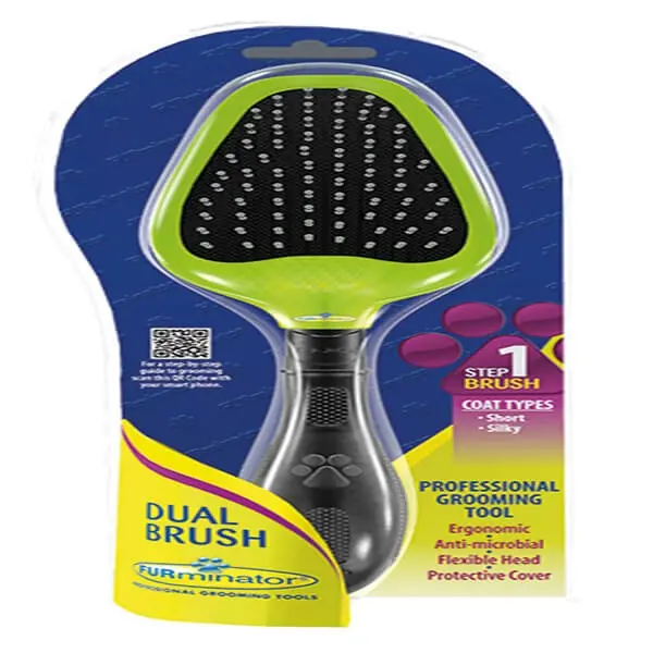 Furminator Dual Brush Step 1 Kedi ve Köpek Tüy Tarama Tarağı