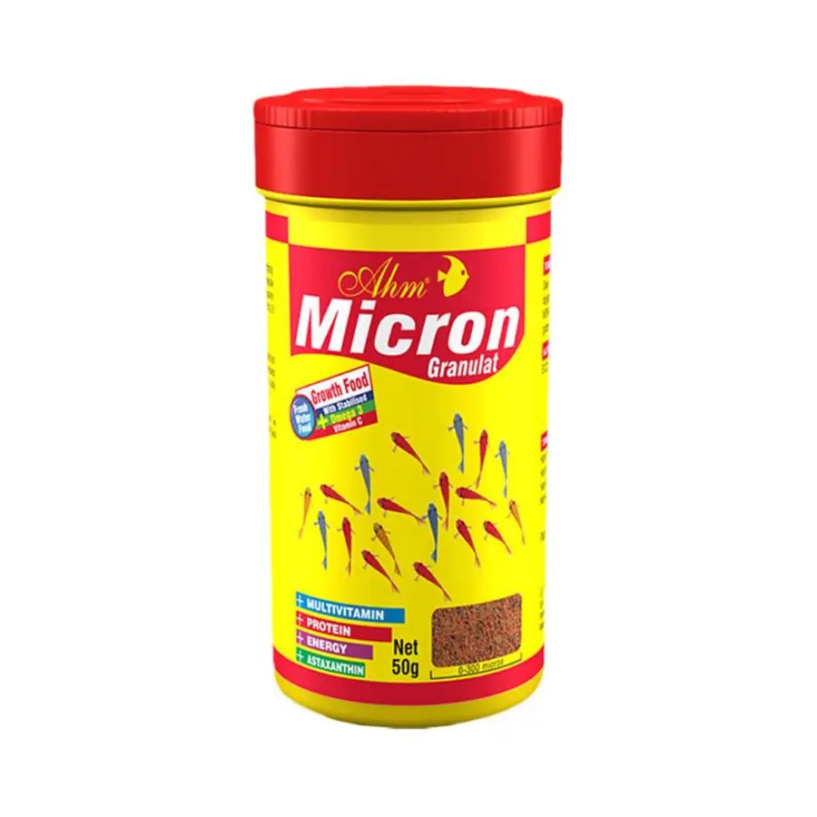 Ahm Micron Granulat Yavru Balıklar İçin Büyütme Yemi