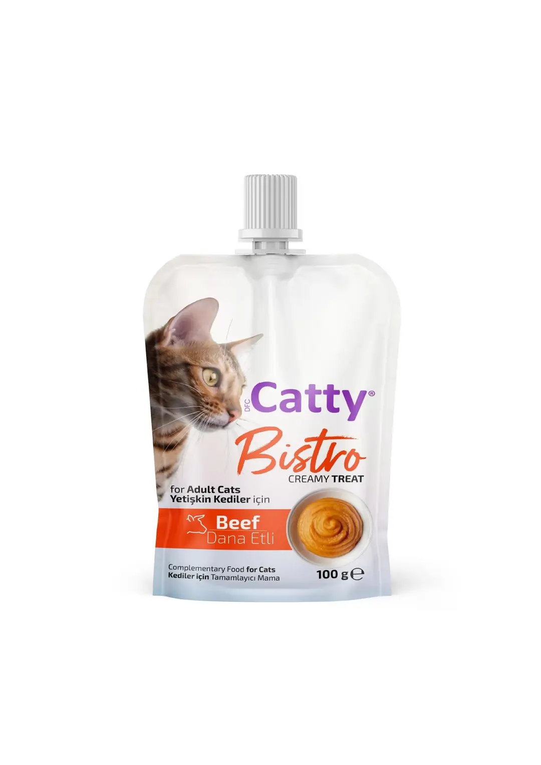 Catty Bistro Dana Etli Yetişkin Kedi Krema Ödülü