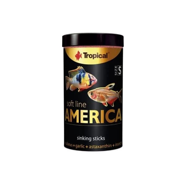 Tropical Softline Amerikan Cinsi Balıklar için Yumuşak Granül Balık Yemi