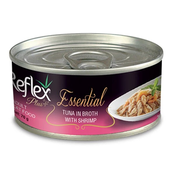 Reflex Plus Ton Balık ve Karidesli Yetişkin Konserve Kedi Maması