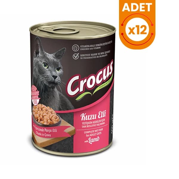 Crocus Kuzu Etli Yaş Kedi Maması