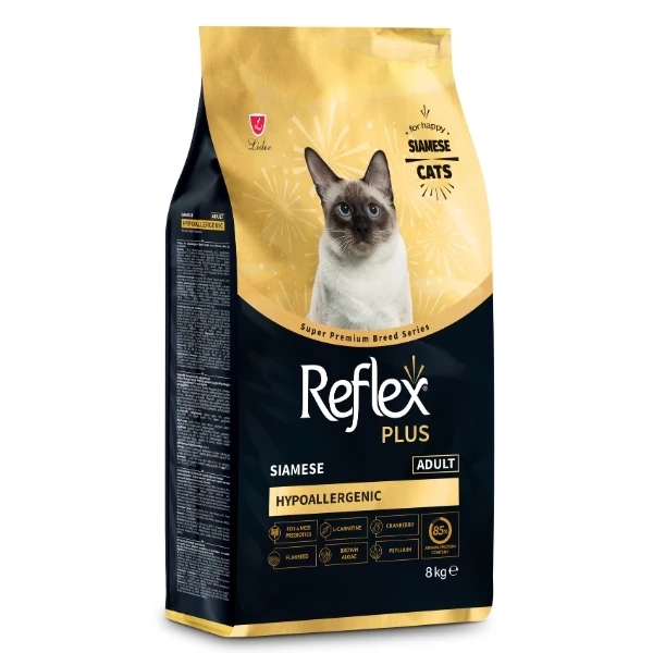 Reflex Plus Siamese Hypoallergenic Tavuklu Yetişkin Kedi Maması - 8 Kg