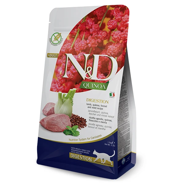 N&D Quinoa Digestion Kuzu Etli Yetişkin Kedi Maması - 1.5 Kg