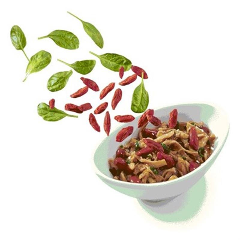 Schesir Salad Tavuk Goji Berry ve Ispanaklı Yetişkin Konserve Kedi Maması