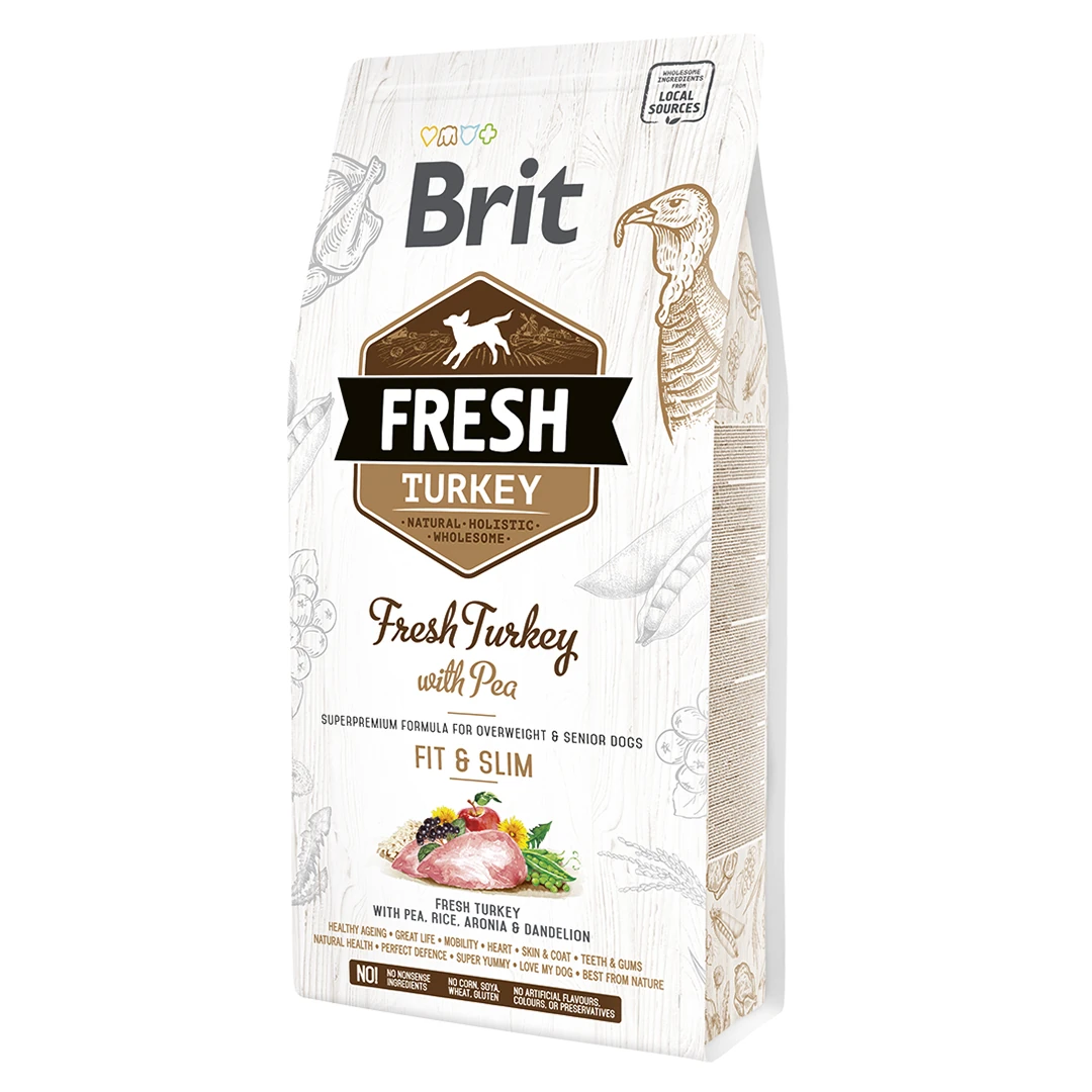 Brit Fresh Hindili ve Bezelyeli Yetişkin Köpek Maması
