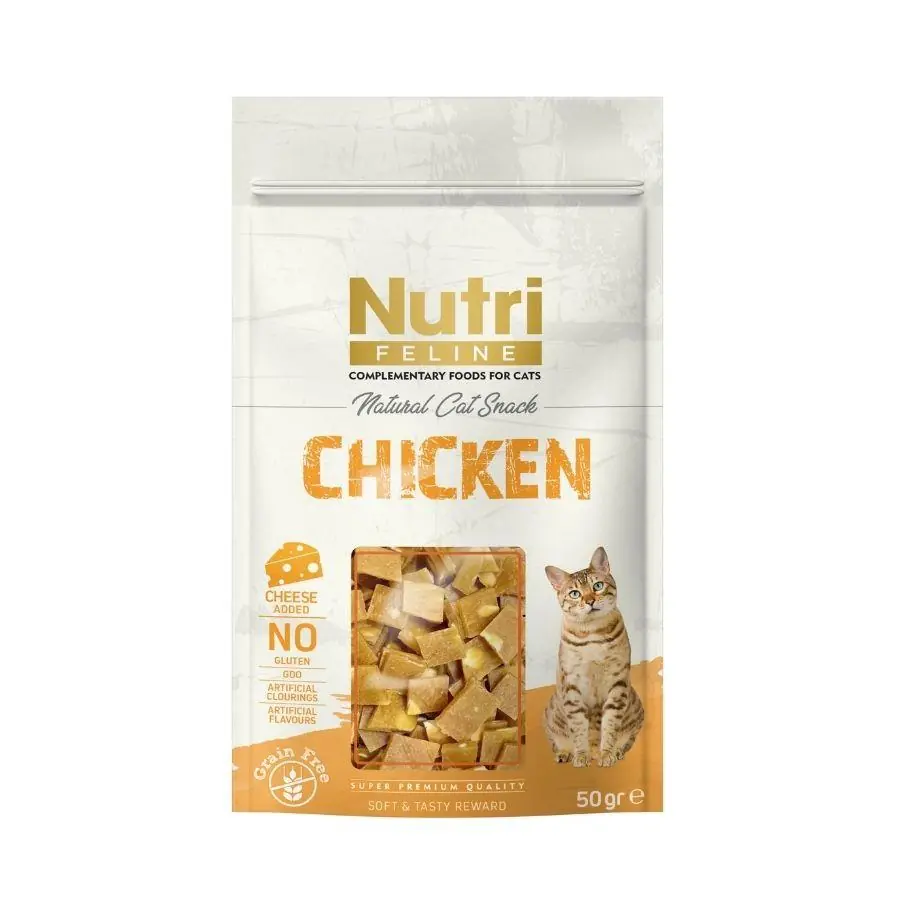 Nutri Feline Tavuk ve Peynirli Kedi Ödül Maması