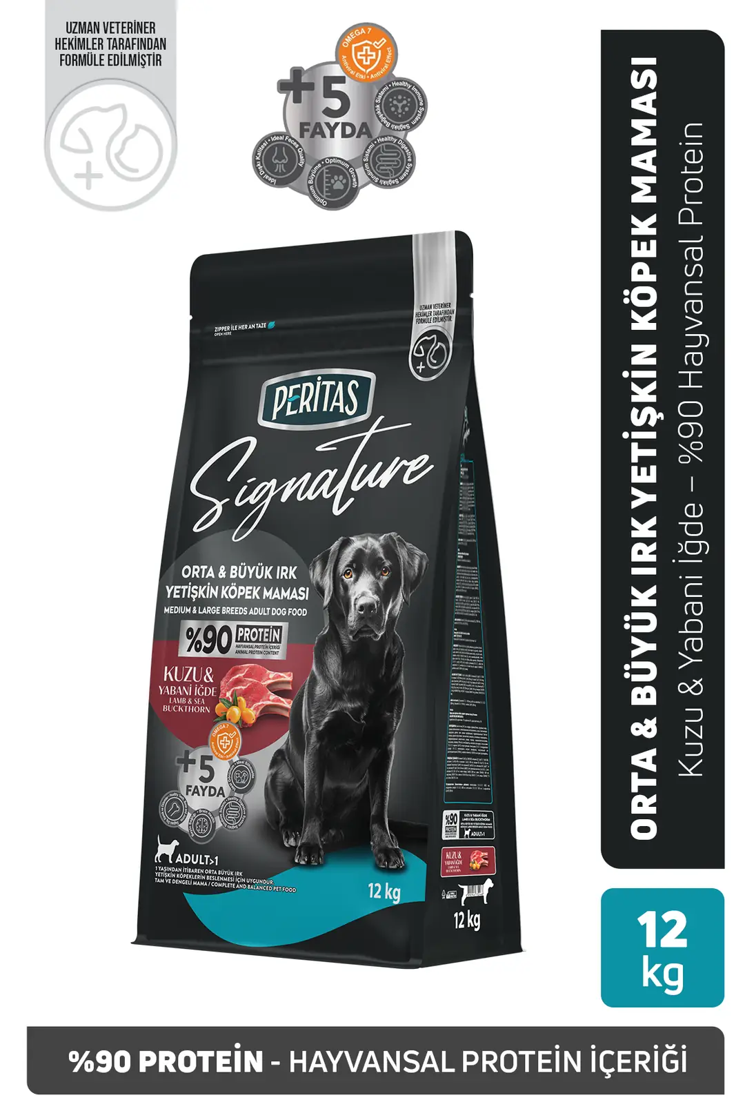 Signature Kuzulu Orta ve Büyük Irk Yetişkin Köpek Maması