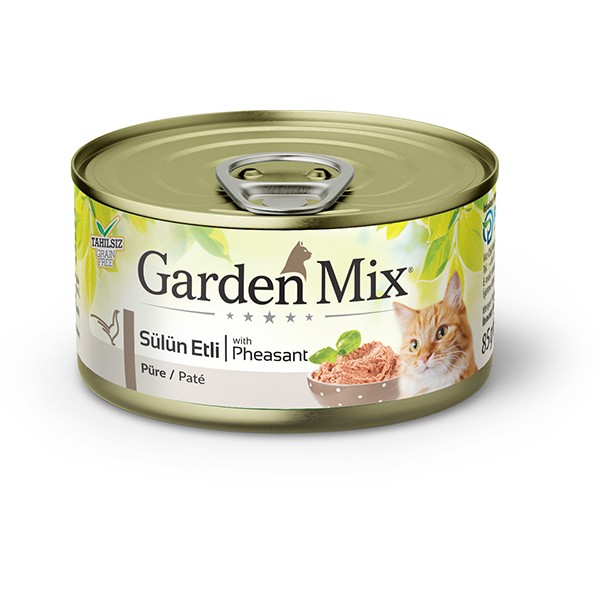 Garden Mix Sülünetli Tahılsız Kıyılmış Konserve Kedi Maması