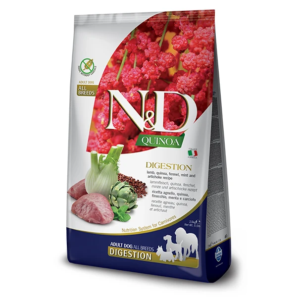 N&D Quinoa Digestion Kuzu Etli Yetişkin Köpek Maması - 2.5 Kg