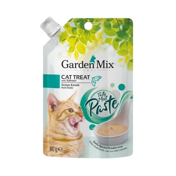 Garden Mix Somonlu Ezme Sıvı Kedi Ödül Maması