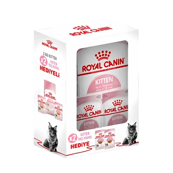 Royal Canin Kitten Yavru Kedi Maması - 2 Kg+2 Konserve Hediyeli