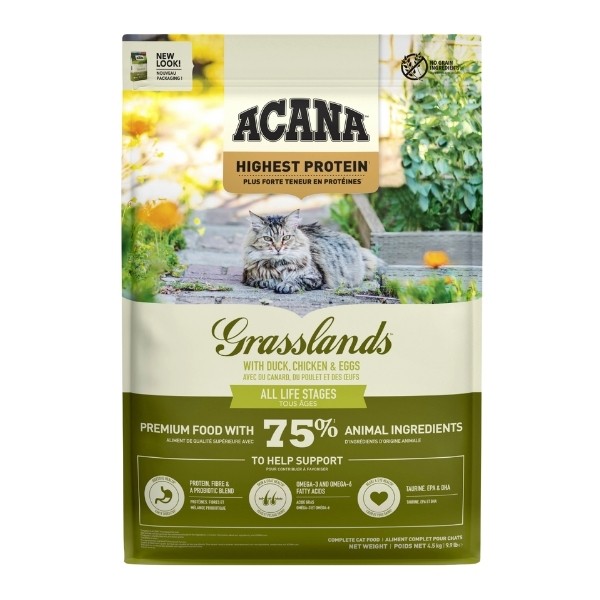 Acana Grasslands Tavuk Ördek ve Hindili Yetişkin Kedi Maması