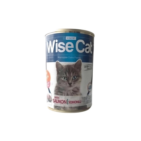 Wise Cat Somonlu Yetişkin Konserve Kedi Maması