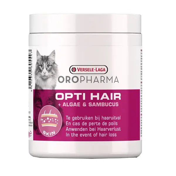 Versele Laga Opti Hair Kedi Tüy ve Deri Sağlığı için Ek Besin