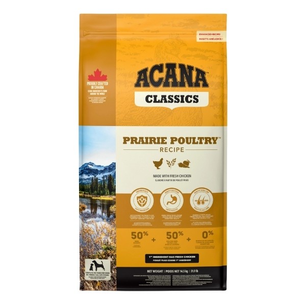 Acana Classics Düşük Tahıllı Tavuklu ve Sebzeli Yetişkin Köpek Maması