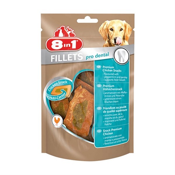 8in1 Fillets Pro Serisi Karışık Lezettli Kemik Köpek Ödülü