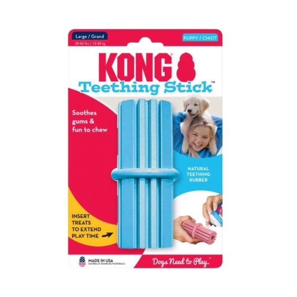 Kong Puppy Teething Stick Diş Temizliği Sağlayan Yavru Köpek Oyuncağı