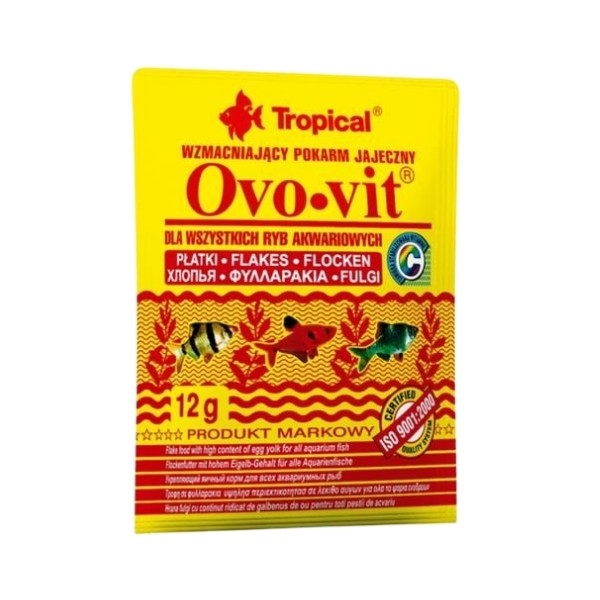 Tropical Ovo-Vit Yumurta Sarılı Vitaminli Pul Balık Yemi