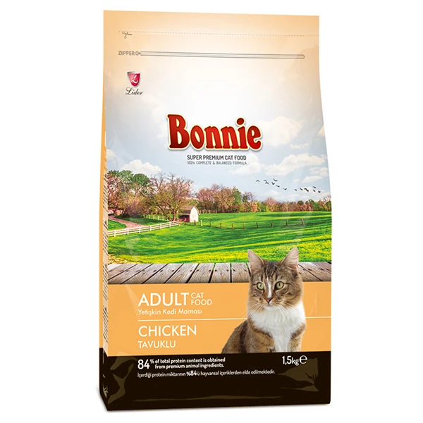 Bonnie Tavuklu Yetişkin Kedi Maması