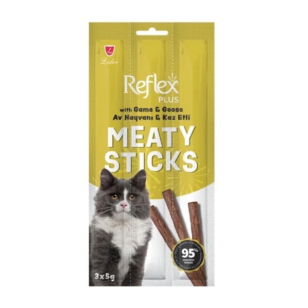 Reflex Kaz ve Av Hayvanlı Stick Kedi Ödül Maması