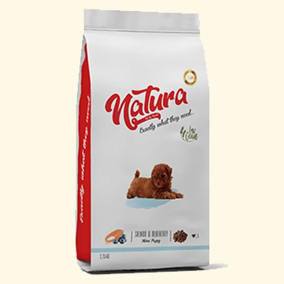 Natura Premium Somonlu Yaban Mersinli Küçük Irk Yavru Köpek Maması