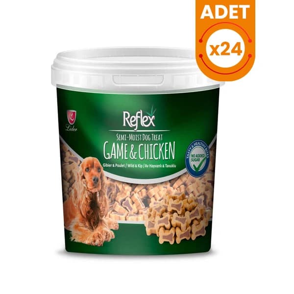 Reflex Tavuklu ve Av Hayvanlı Semi Moist Köpek Ödül Maması