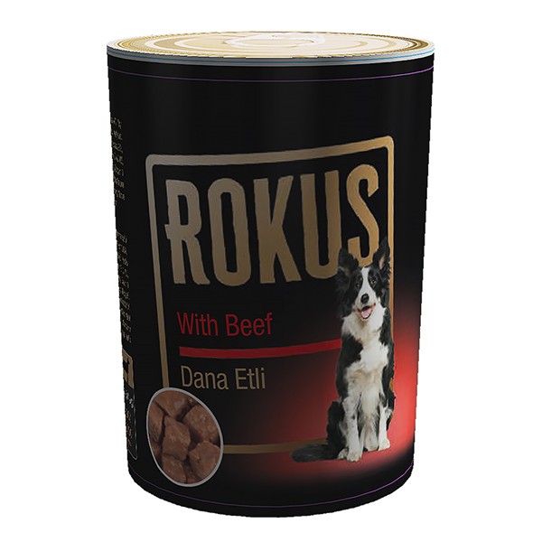 Rokus Dana Etli Yetişkin Konserve Köpek Maması