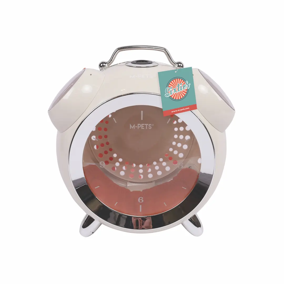 M-Pets Sixties Saat Şeklinde Kedi ve Küçük Irk Köpek Taşıma Çantası