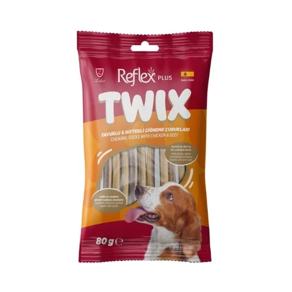 Reflex Plus Twix Tavuklu ve Biftekli Çiğneme Çubukları Köpek Ödül Maması
