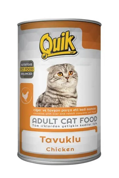 Quik Tavuklu Kedi Konserve Kedi Maması