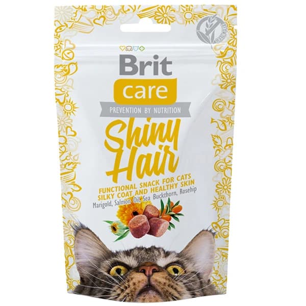 Brit Care Shiny Hair Kedi Bisküvisi