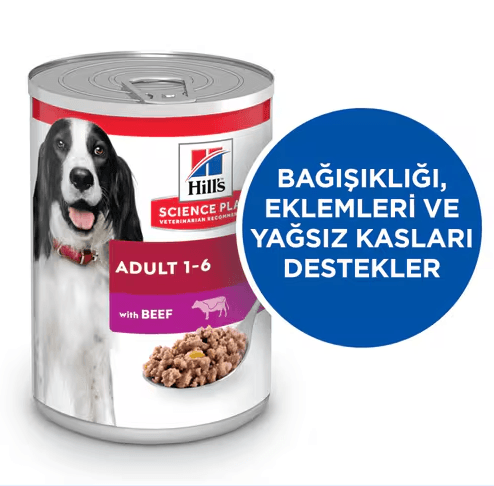 Hills Adult Biftekli Yetişkin Konserve Köpek Maması