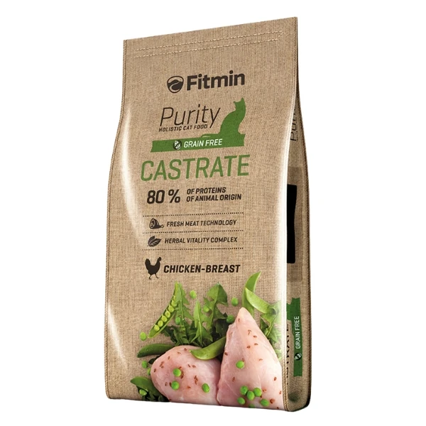 Fitmin Purity Castrate Taze Tavuk Etli Kısırlaştırılmış Yetişkin Kedi Maması - 10 Kg