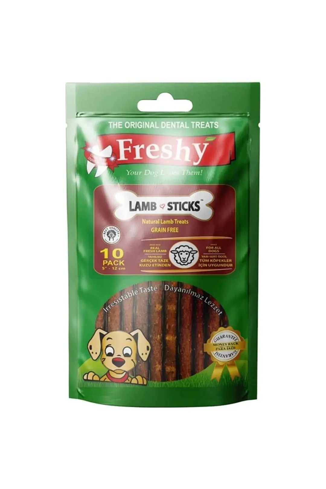 Freshy Kuzulu Tahılsız Taze Kuzu Etinden Çubuk Ödül