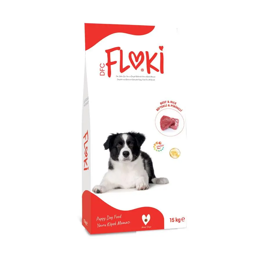 Floki Biftekli ve Pirinçli Yavru Köpek Maması