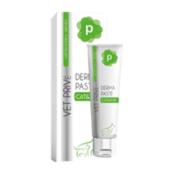 Vet Prive Veterinary Derma Paste Dermatolojik Kedi ve Köpek Vitamini Malt Macun
