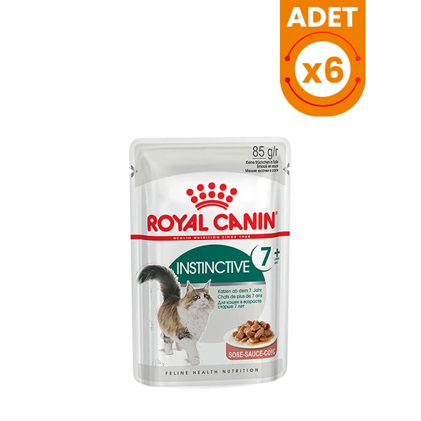 Royal Canin İnstinctive +7 Pouch Yaşlı Konserve Kedi Maması - 85 Gr 6 Adet