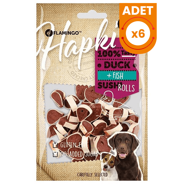Flamingo Hapki Glutensiz Ördek ve Balıklı Köpek Ödül Maması